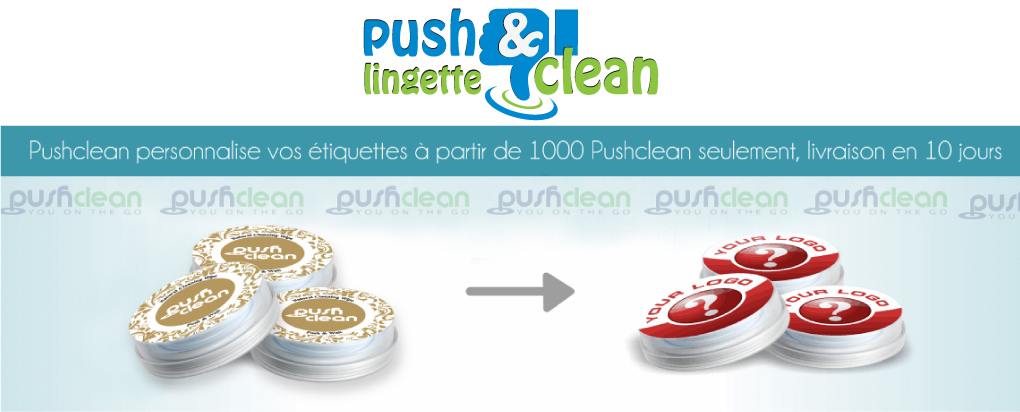 LOT DE 10 Push N'Use : Lingette magique Zen® prête à l'emploi !